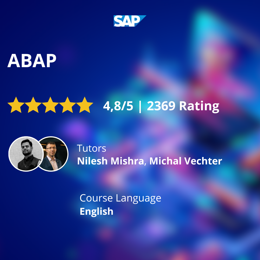 Comprehensive SAP ABAP training for junior consultants led by industry experts.