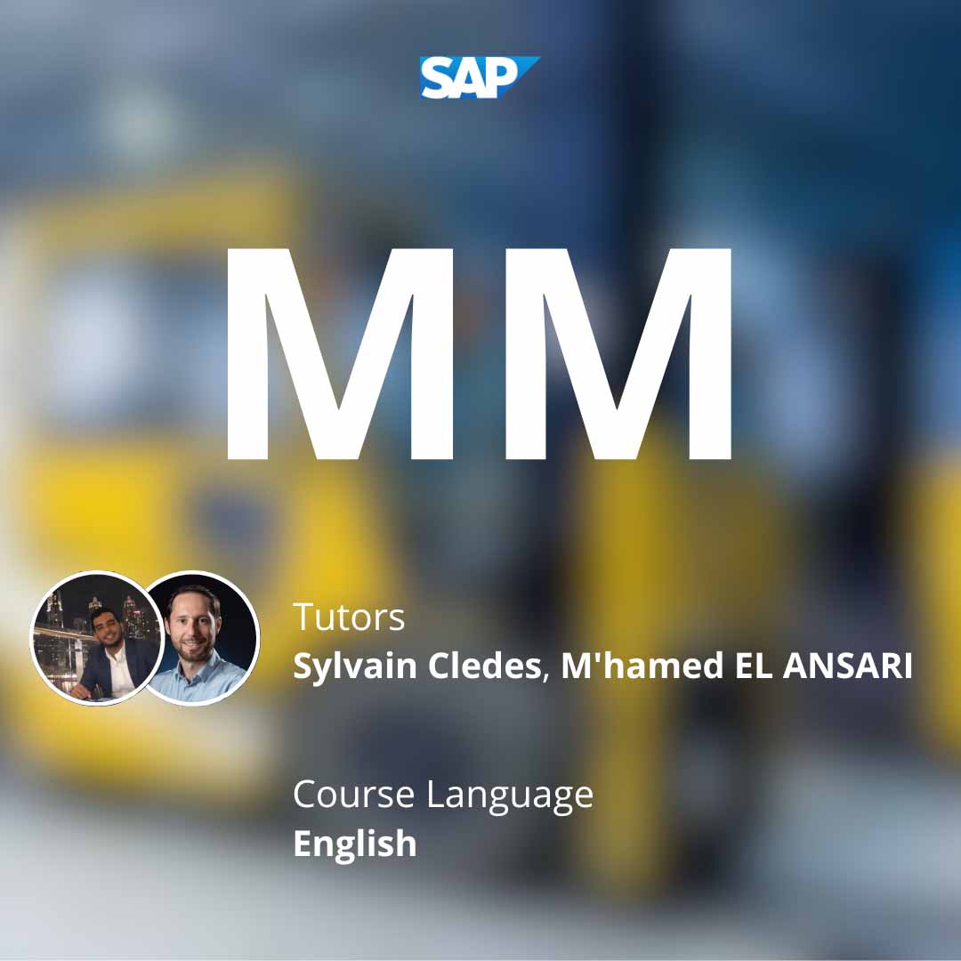 Tailored SAP MM training for junior consultants delivered by two seasoned industry experts.